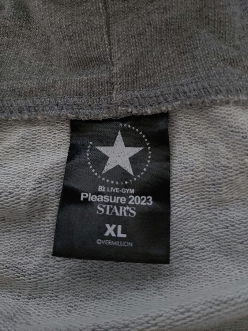 【希少XLサイズ】【B'z】【STARS】【パーカー】【グレー】入手困難　激レア