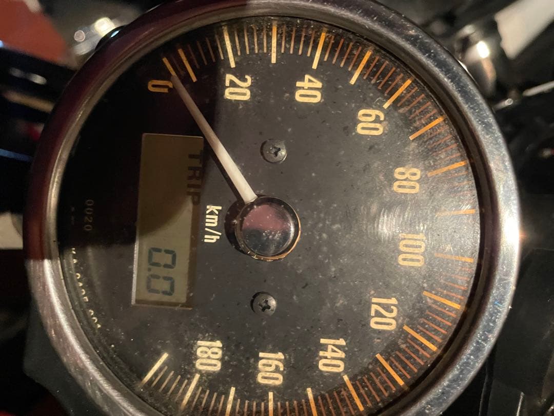 カワサキ　w650 メーター　34911km