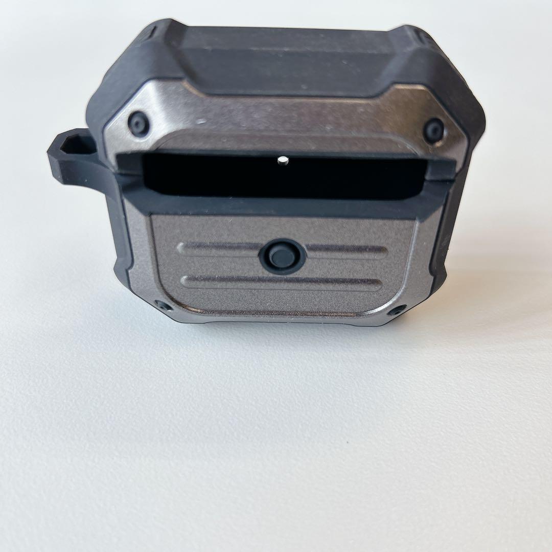 Airpods 第3世代 ケース ワイヤレス充電 対応 カラビナ ブラック