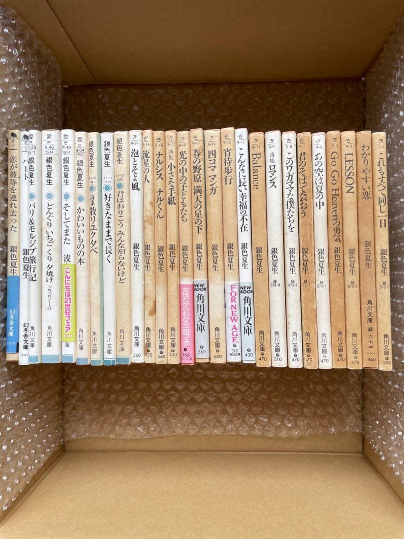 『銀色夏生の世界①』おまとめ34冊