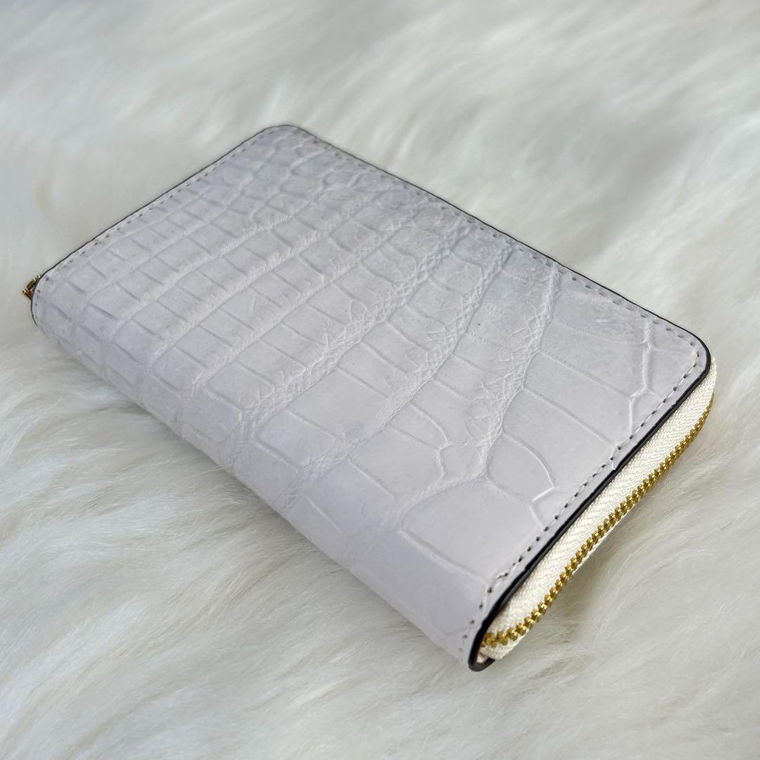 新品未使用✨クロコダイル革✨ヘンローン ヒマラヤ コンパクトウォレット