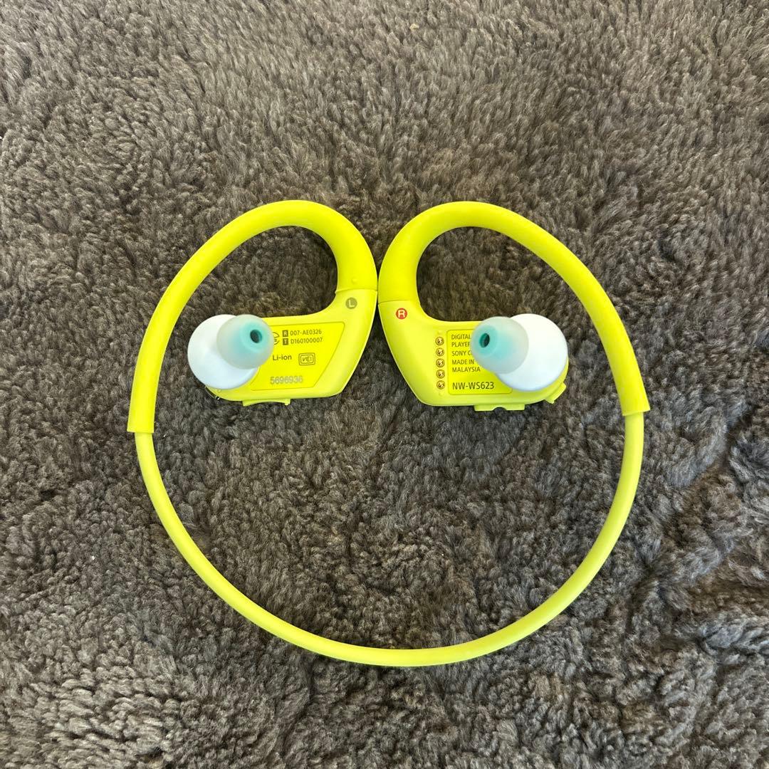 SONY NW-WS623 イエロー 4GB ワイヤレスイヤホン