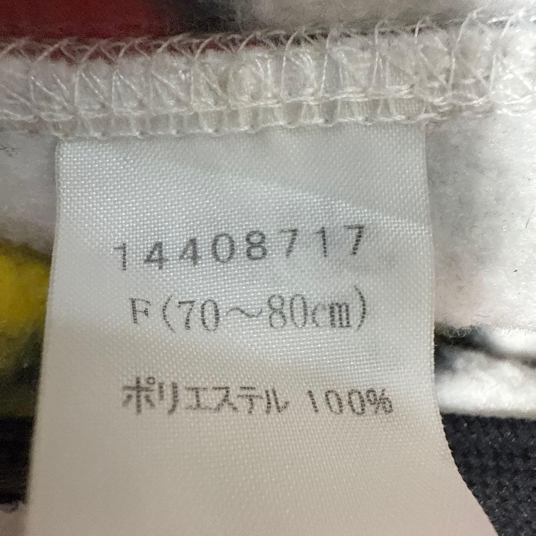 カラフル模様 フード付きアウター 70-80cm