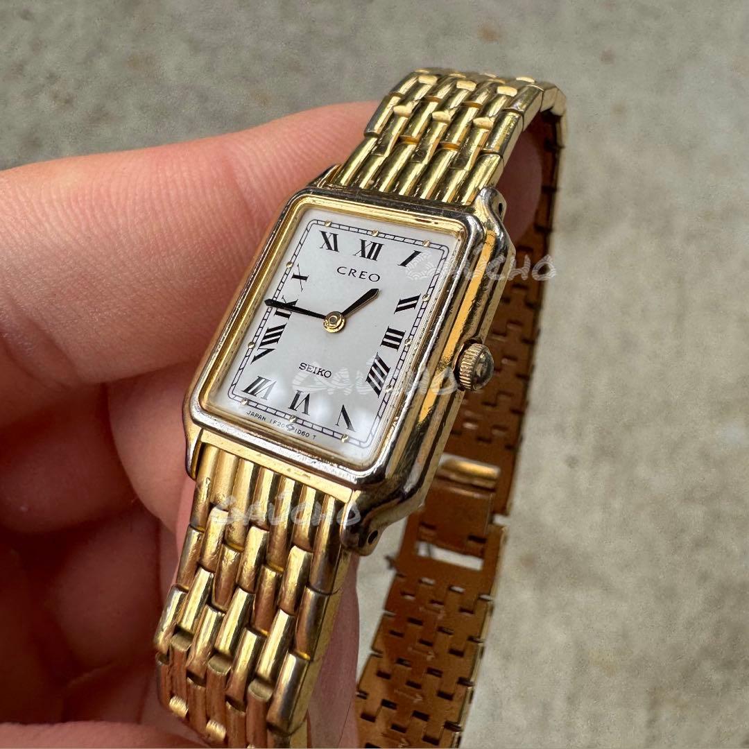 【新品電池】seikoレクタンギュラー スクエア tank 美品