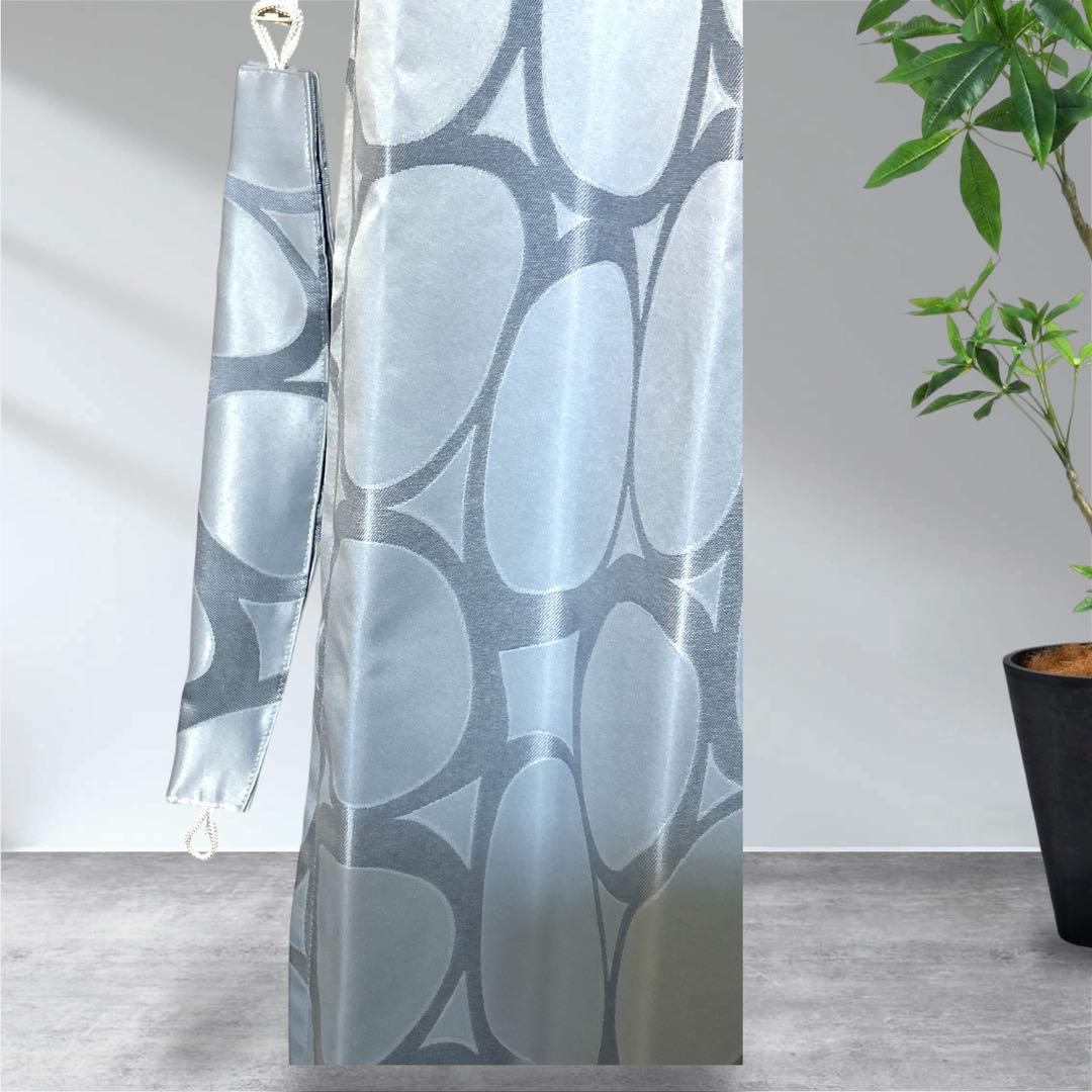 1級遮光、防音カーテン ／円形パターン　未使用品