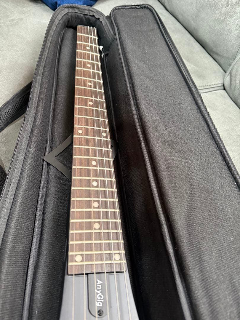 Anygigポータブルトラベルエレキギター 82CM 1.6KG 左利き用