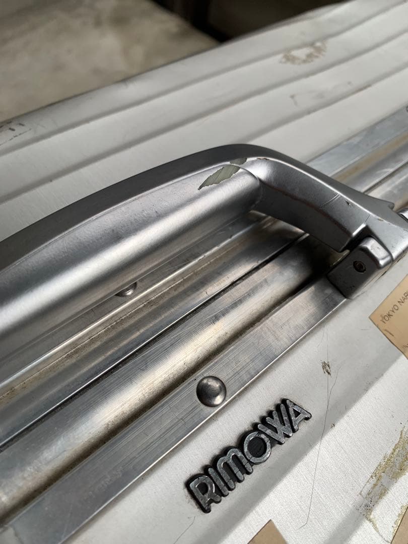 最終値下げ廃盤　vintage rimowa トパーズ　難あり　大きい