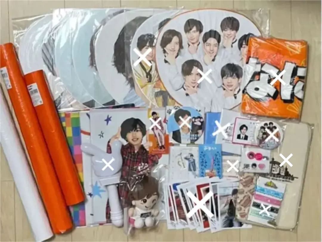 なにわ男子 道枝駿佑 公式写真 うちわ ちびぬい アクスタ アクキー 缶バッジ