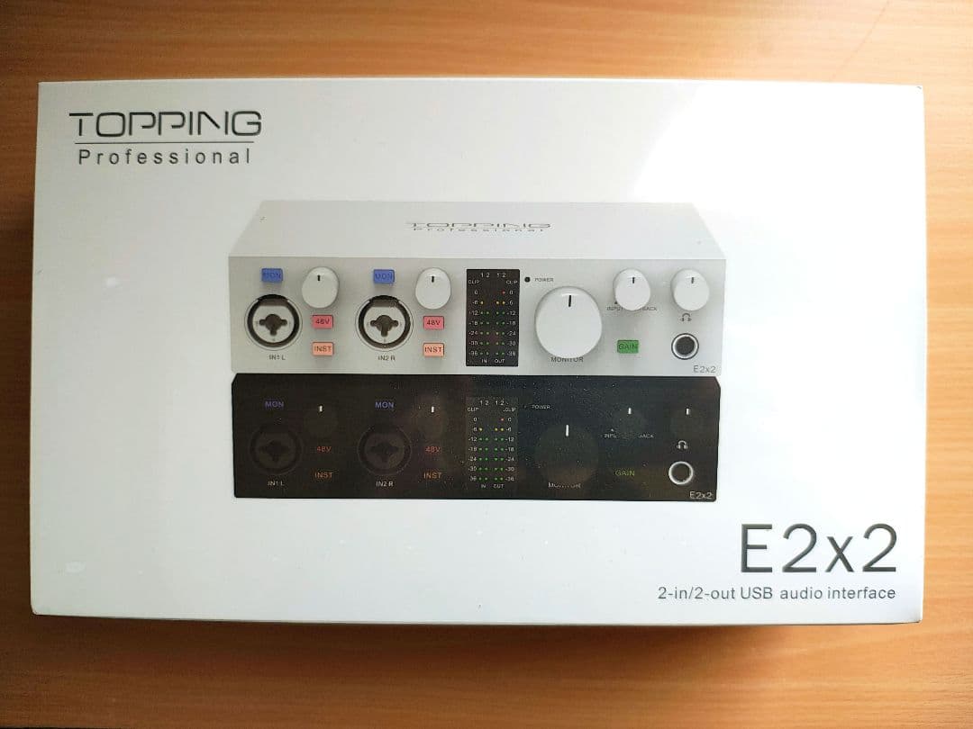 (新品未開封) Topping E2x2 ホワイト インターフェース　DTM
