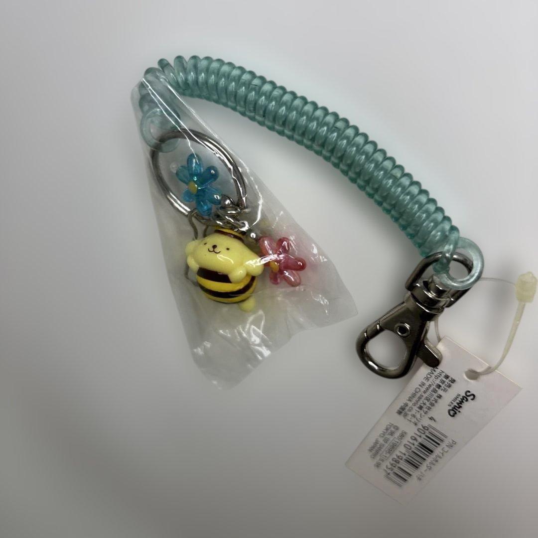 【新品未使用】希少 レア ポムポムプリン コイルホルダー ハチ