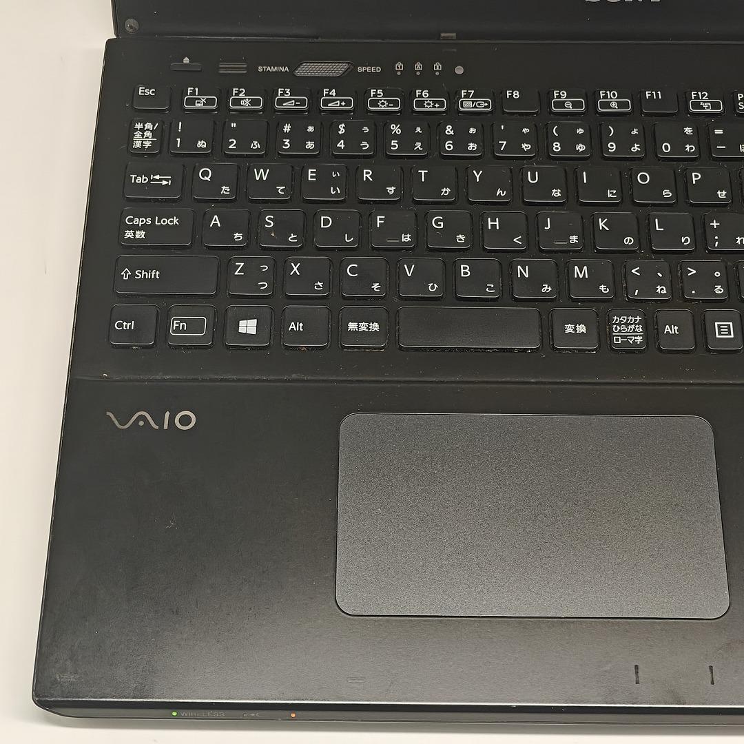 【VAIO】SVS 高速i7 SSD256GB 12GB ブラック ノートPC