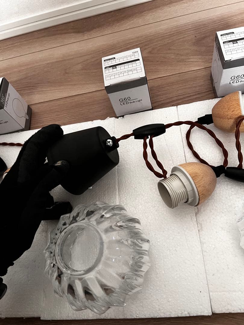 美品　ペンダントライト3個　購入時15800円