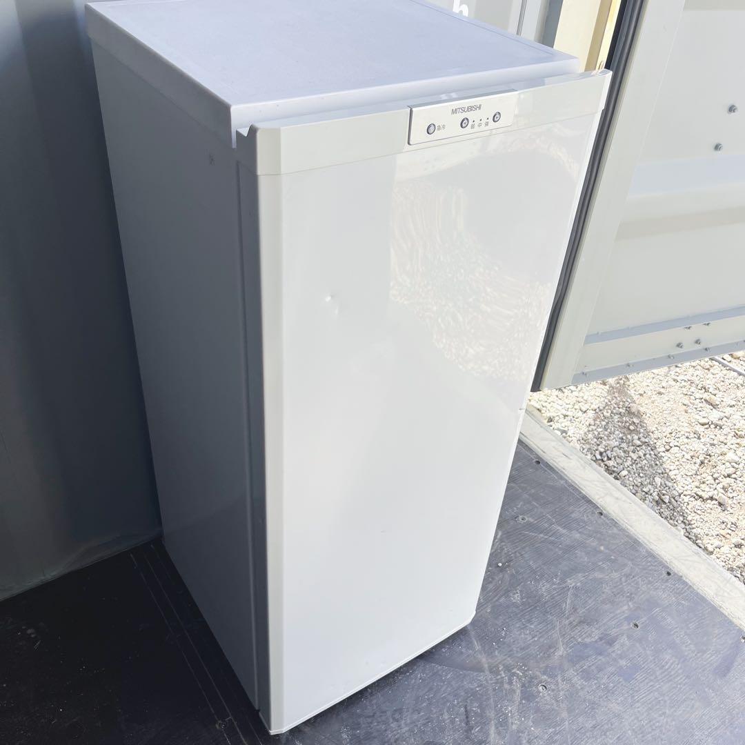 75取付無料！三菱急速冷凍 4段ケース121L冷凍庫ホームフリーザー