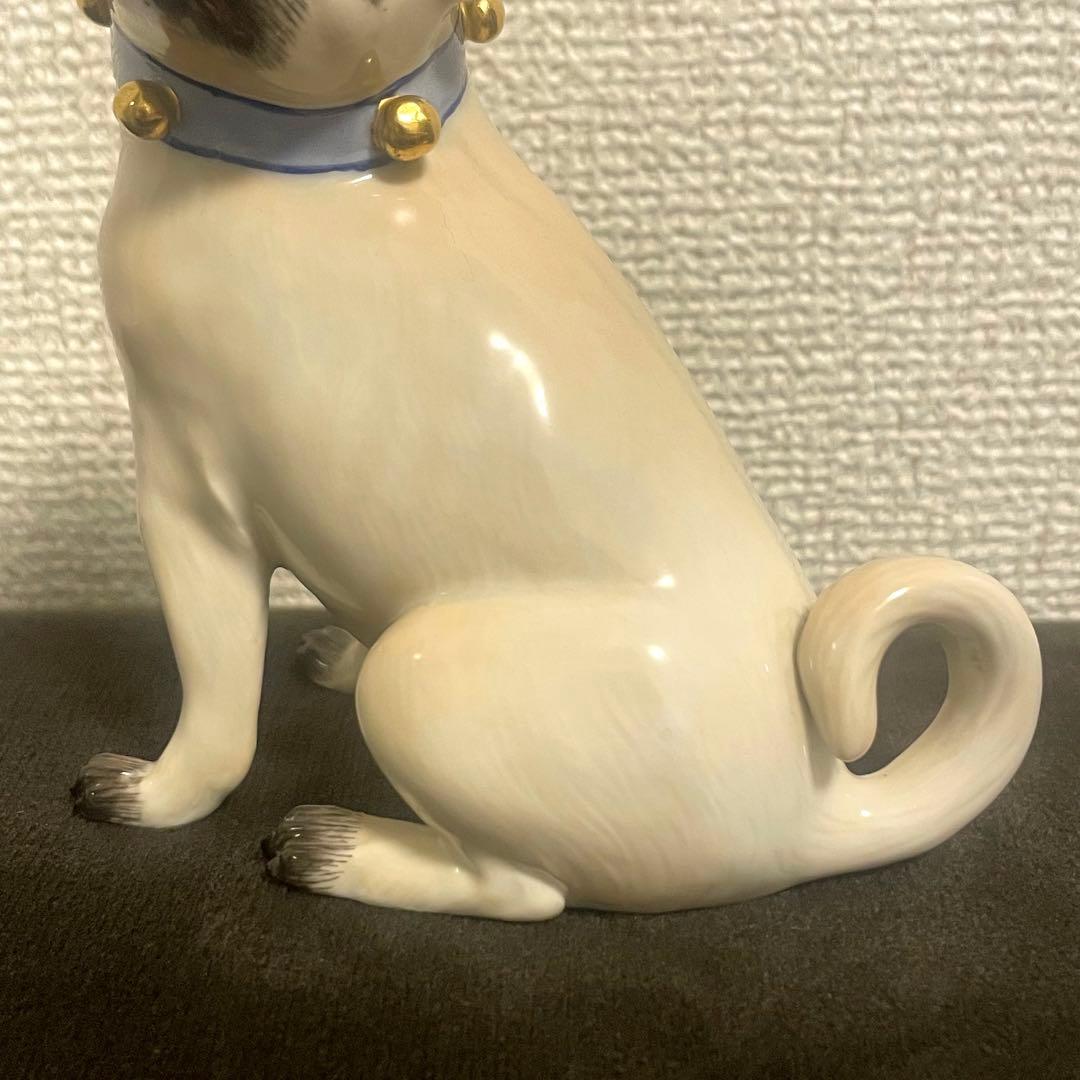 MEISSENマイセン パグフィギュリン 人形 置物 オブジェ 世界最高峰磁器