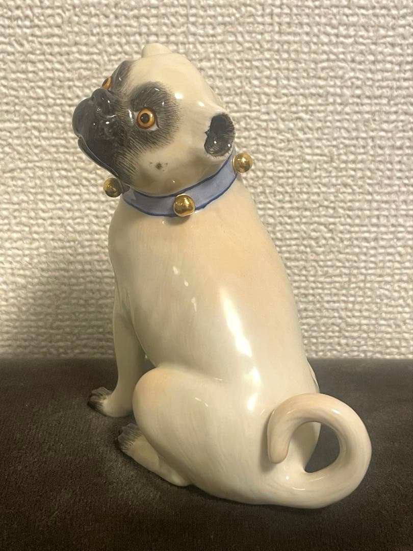 MEISSENマイセン パグフィギュリン 人形 置物 オブジェ 世界最高峰磁器