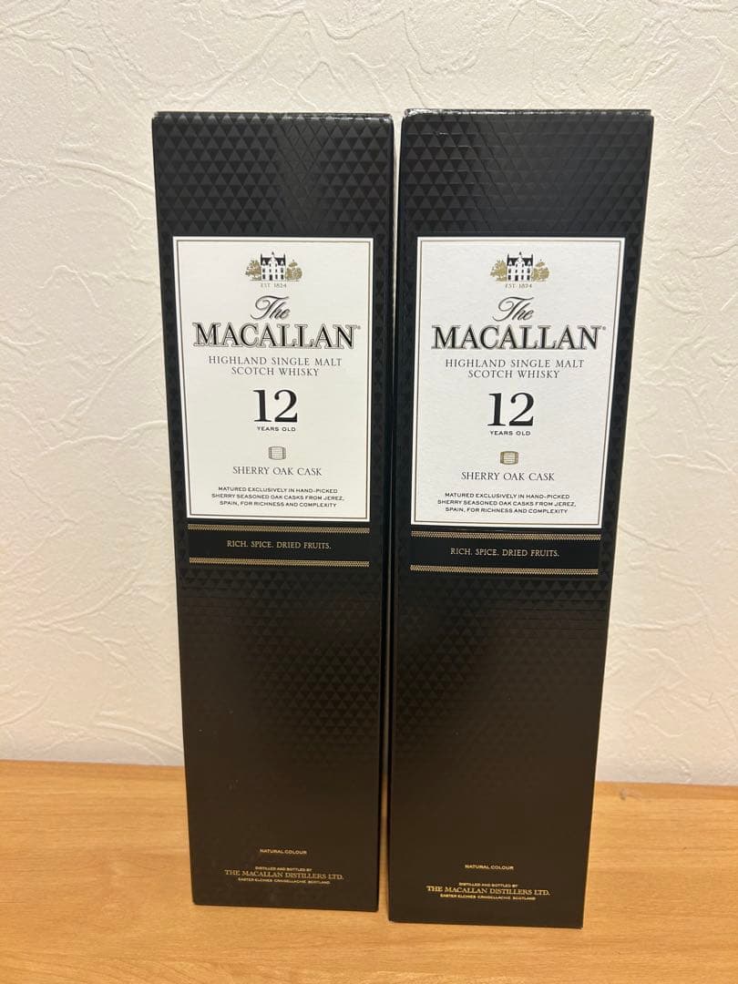 The Macallan 12年 シェリーオーク2本 山崎　白州　4本セット