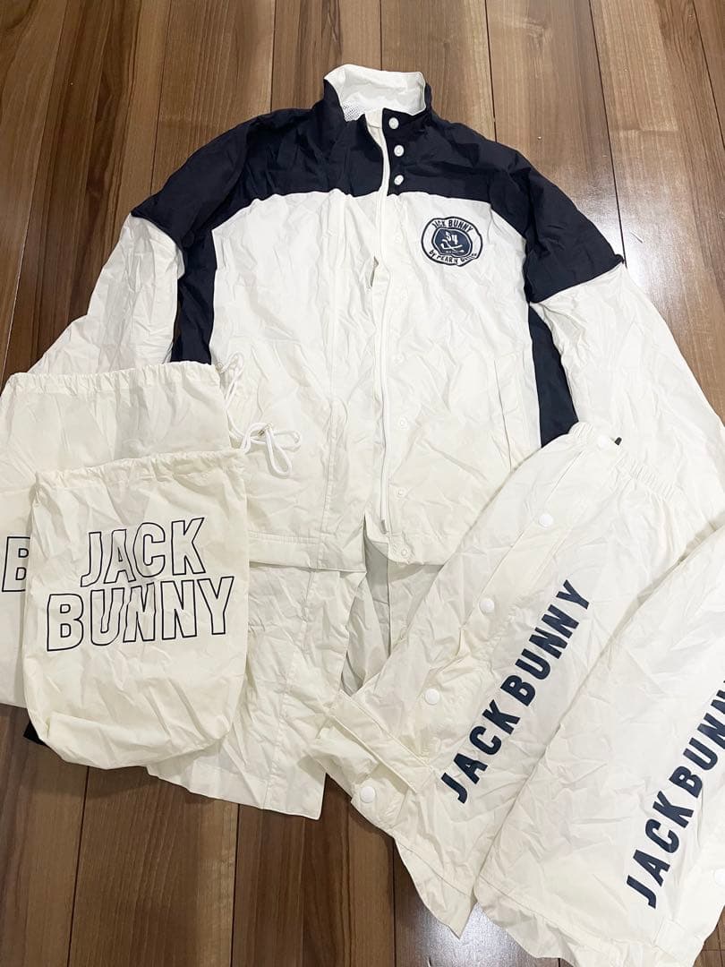 WAY JACK BUNNY ゴルフ レイン ウェア 1 レッグカバー 収納袋