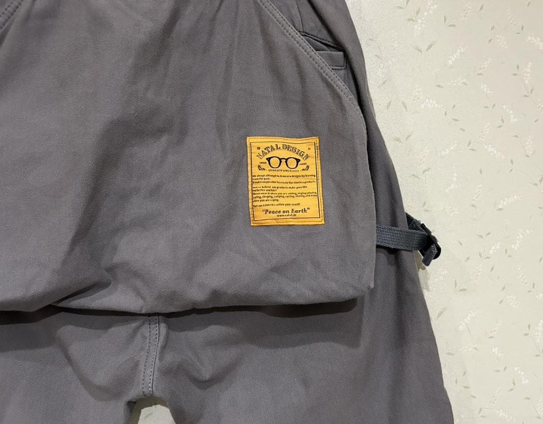 ＊NATAL DESIGN ヒップポケット サルエルパンツ ワークパンツ M