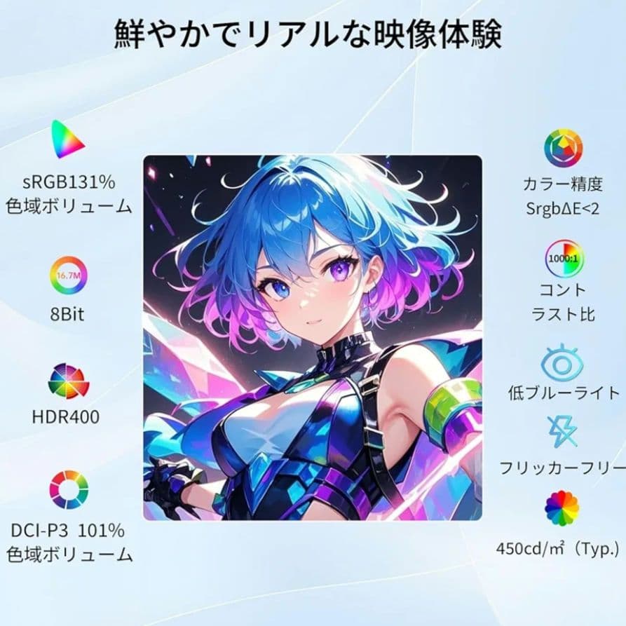 27インチ WQHD Fast IPS モニター H27T22C