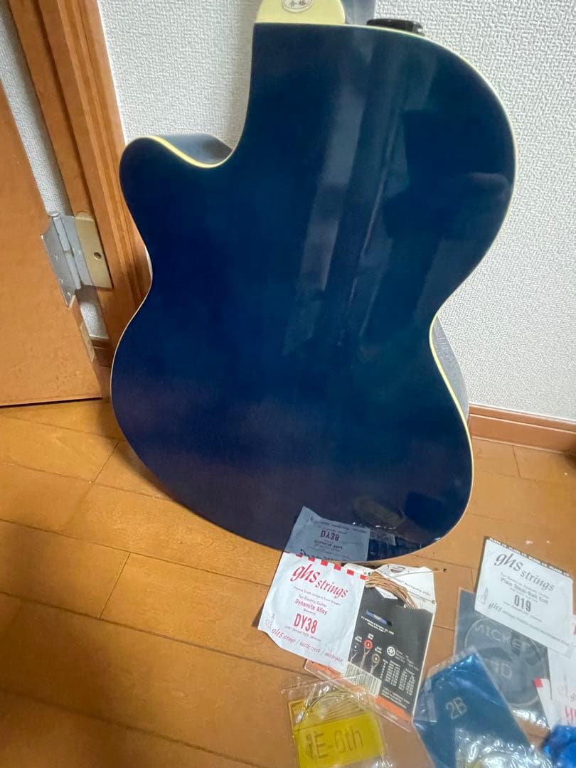 Sepia Crue EAW-180-BLS エレアコ ギター ブルー