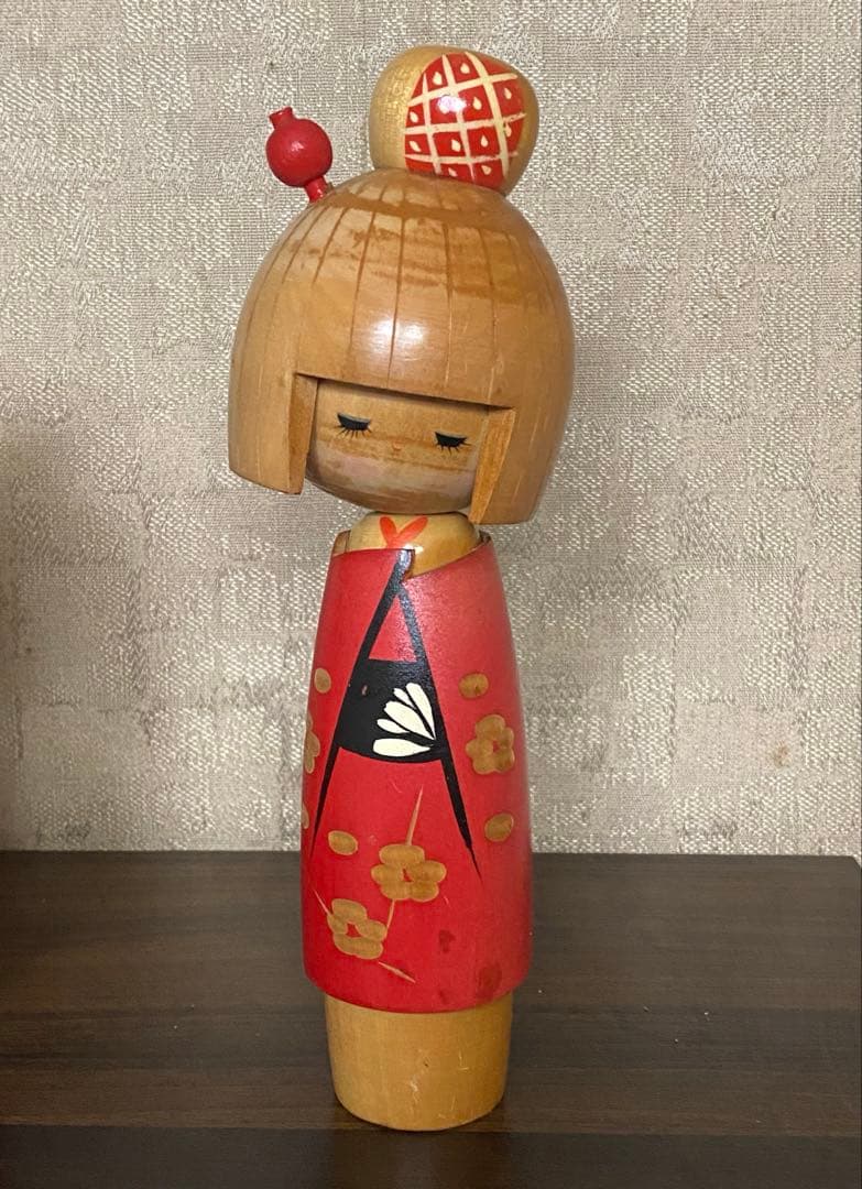 昭和レトロこけし人形3体セット　高見沢一夫作、宮下はじめ作、おしん子守唄、早春譜