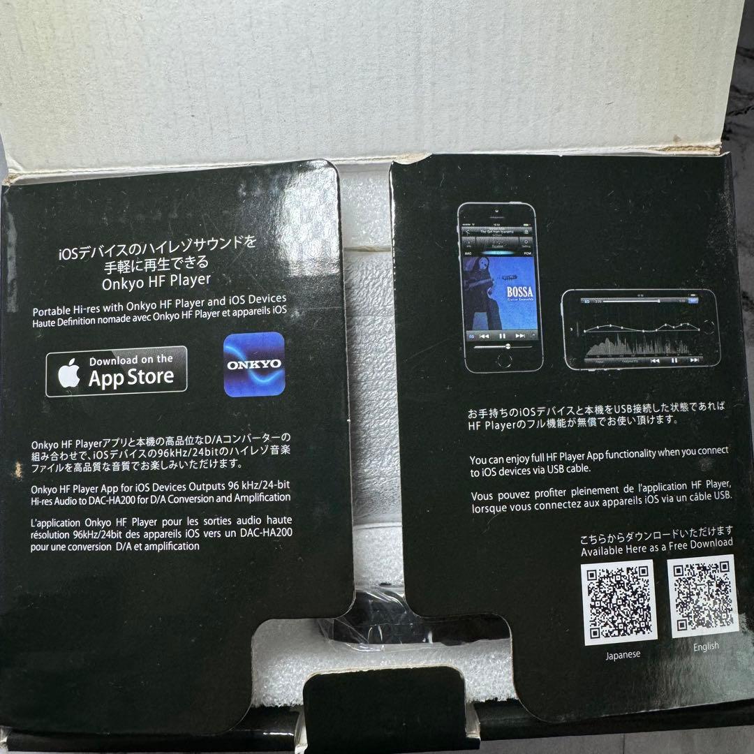 ONKYO DAC-HA200(B) ios デバイス ハイレゾ サウンド