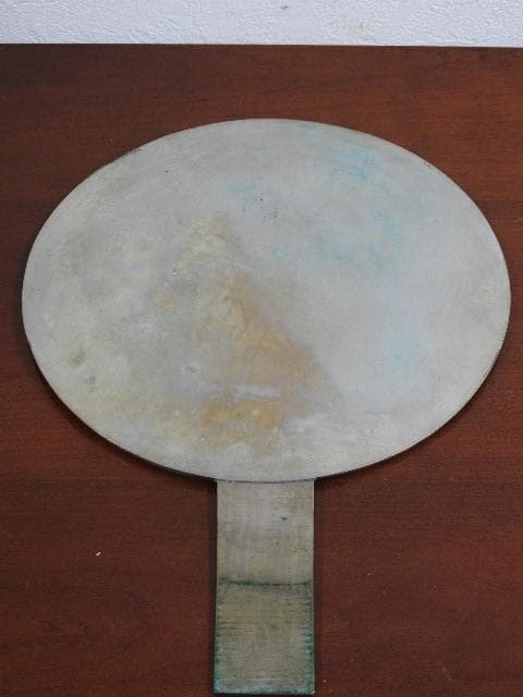 銅鏡　花扇　M683