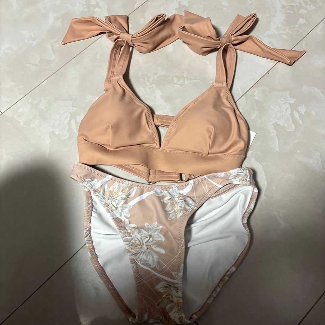 水着　セパレート　ピンク　フリーサイズ　Darich