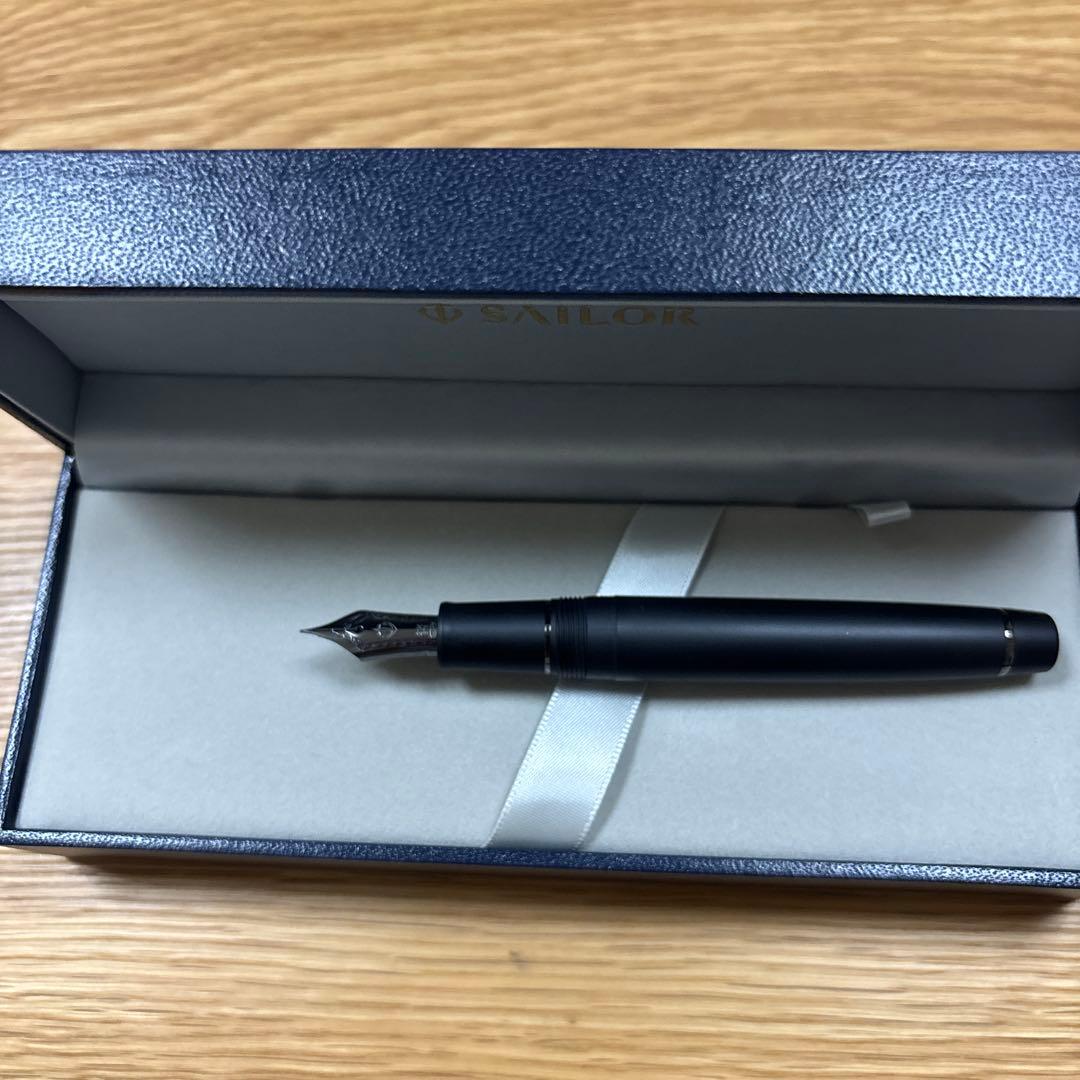試筆のみ sailor セーラー万年筆 プロギア インペリアルブラック 細字
