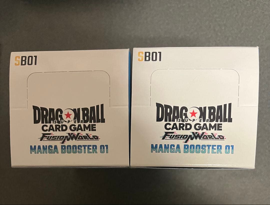 ドラゴンボール　マンガブースター　2BOX 未開封　シュリンク無しテープカット