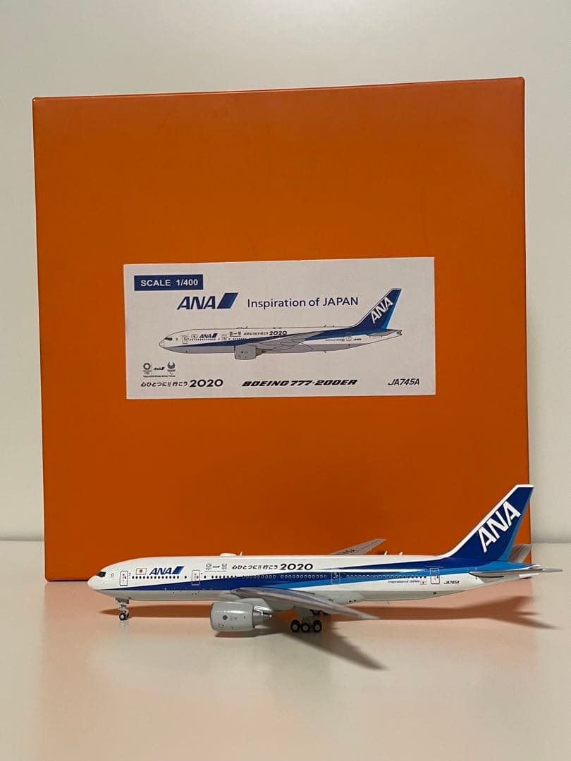 航空機・ヘリコプター JC wings ANA B777-200ER JA745A 1/400