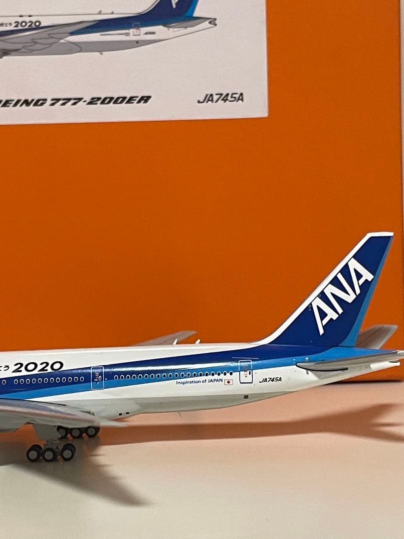 航空機・ヘリコプター JC wings ANA B777-200ER JA745A 1/400