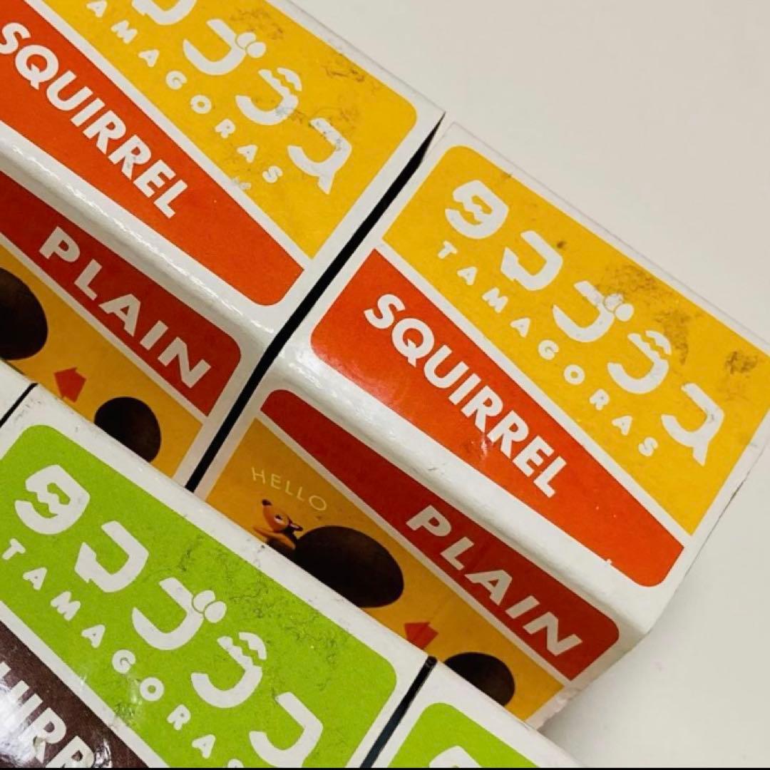 未開封品✳️タマゴラス『リス 卵型フィギュア 5個セット(プレーン＆メッセージ)』