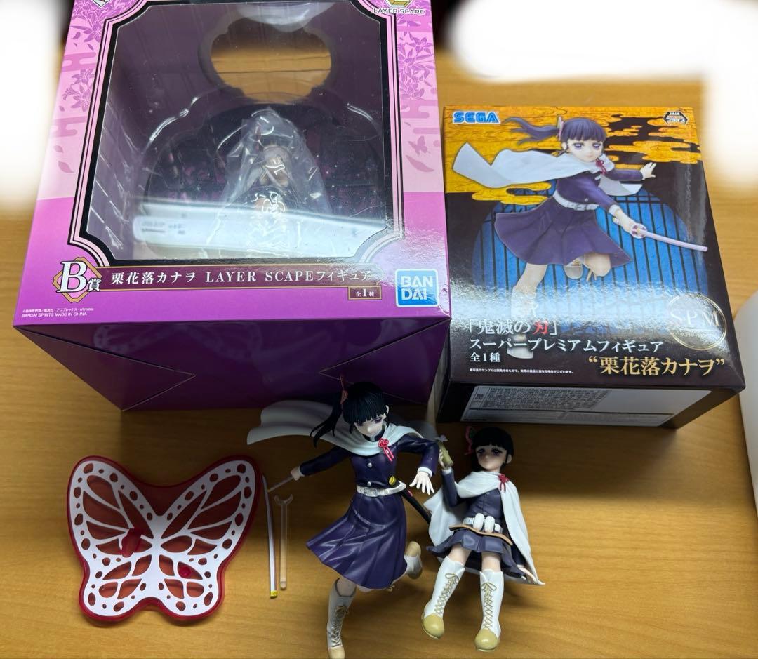 鬼滅の刃 栗花落カナヲ フィギュア ステッカー 缶バッジ チャーム まとめ売り