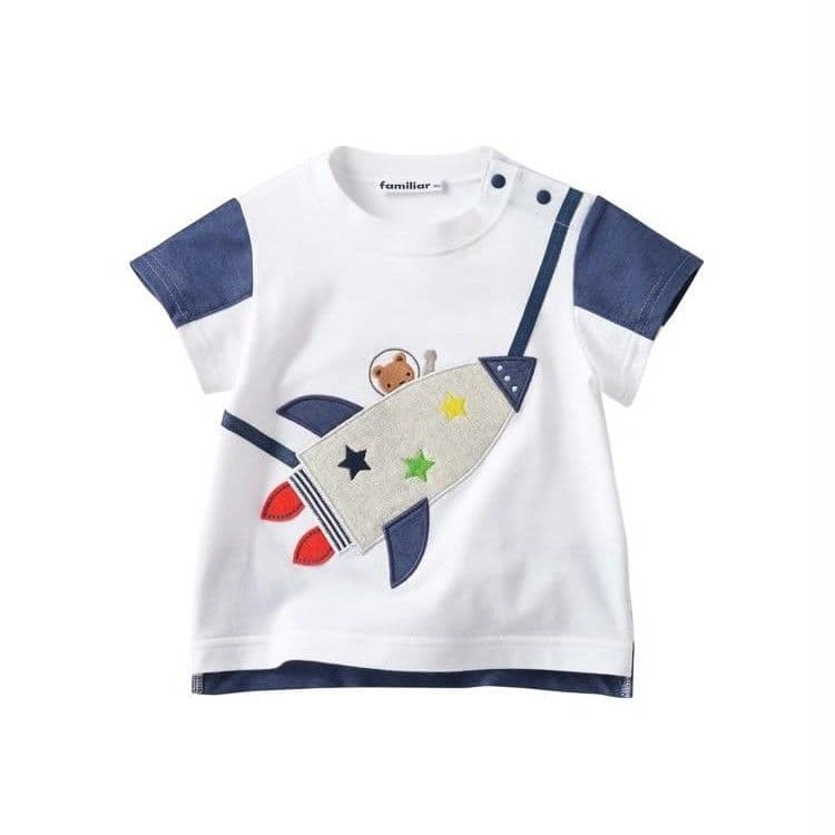 新品 ファミリア Tシャツ カットソー 90