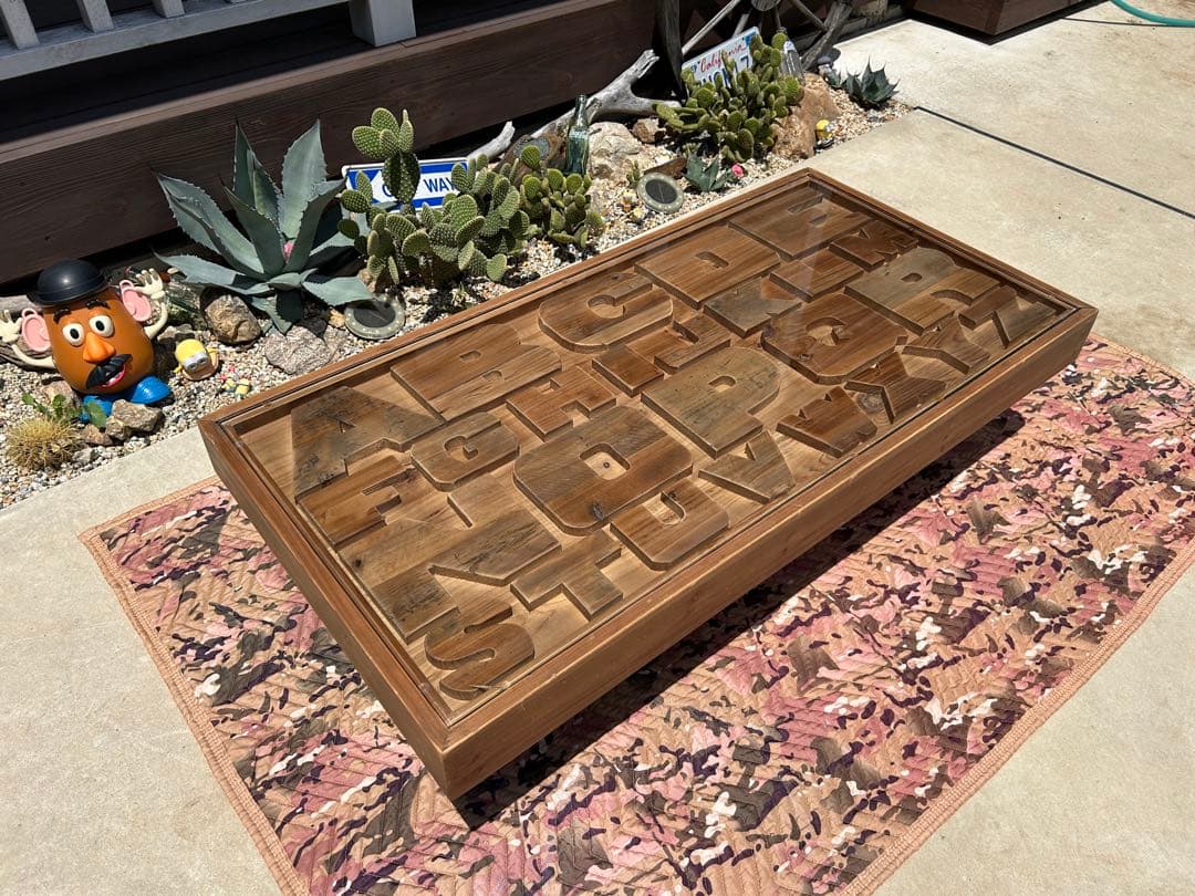 ABCテーブル クラッシュゲート ノットアンティークス　中古品