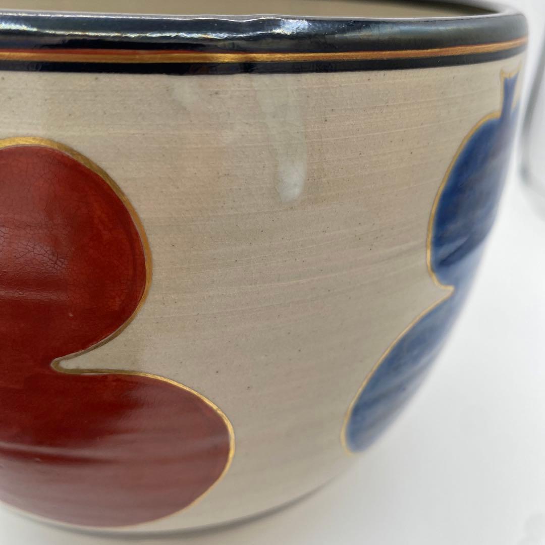 w644　水指　仁清六瓢　森岡嘉祥　茶道具　古物