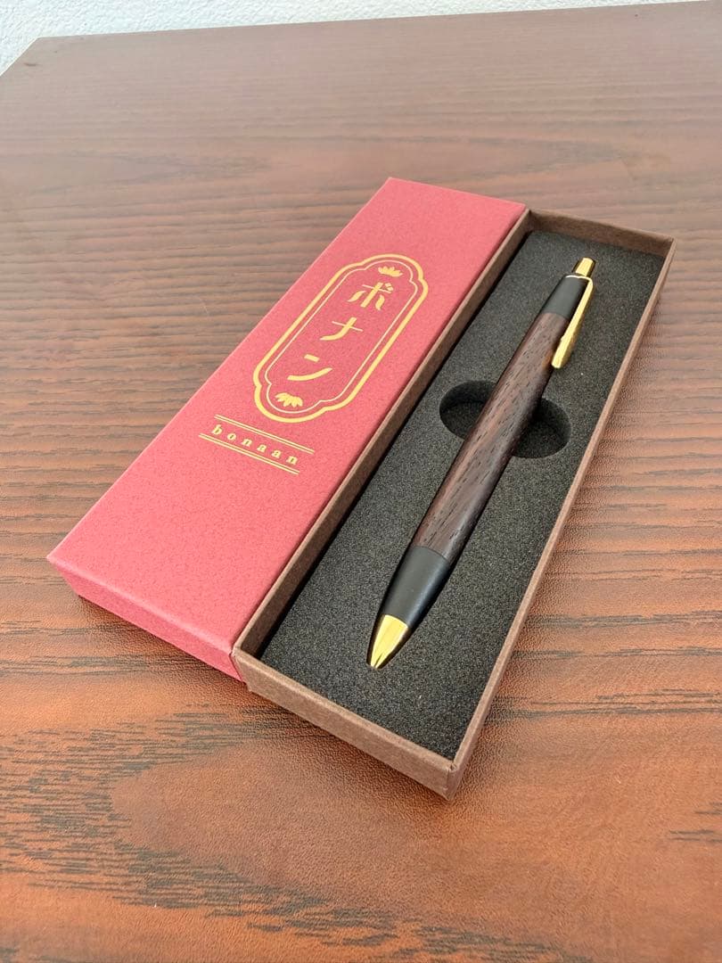 ボナンペン　インドローズウッド　真鍮金具シャープペンシル