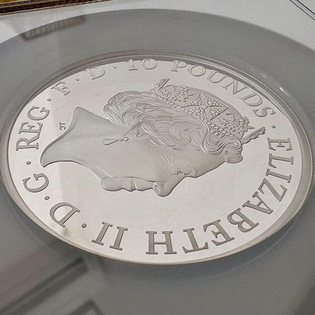 2015 イギリス ブリタニア 10ポンド 5オンス 銀貨