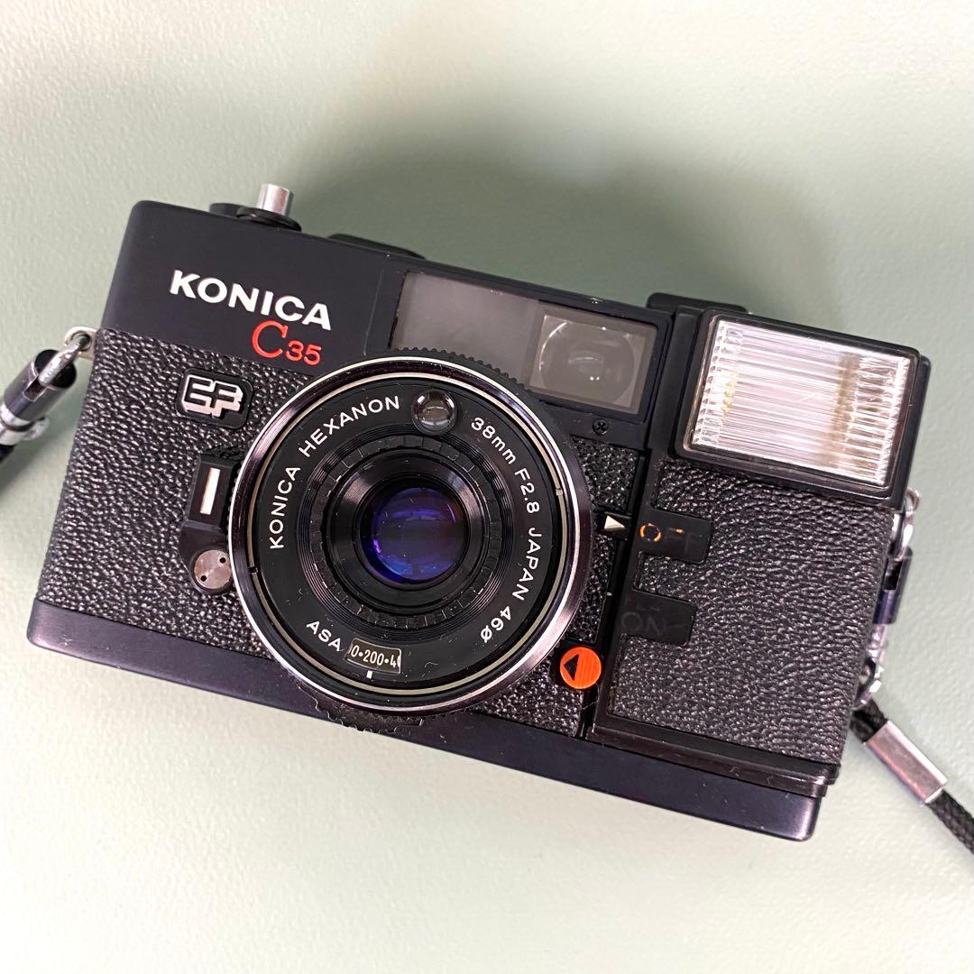 【作動保証1ヶ月】　整備済、完動品/ コニカ Konica C35 EF