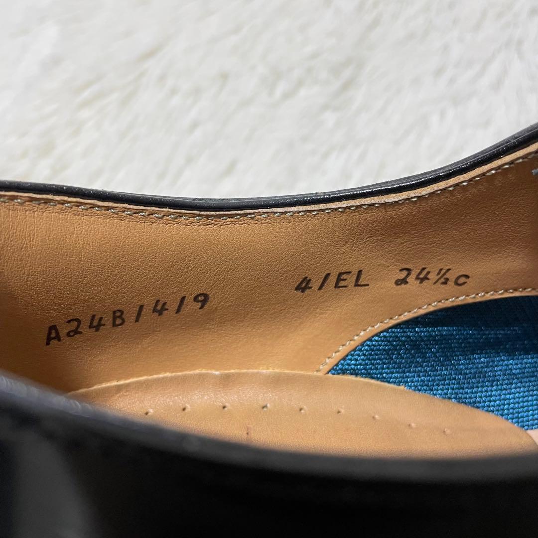 極美品✨リーガル　41EL ストレートチップ　冠婚葬祭対応　24.5cm 日本製