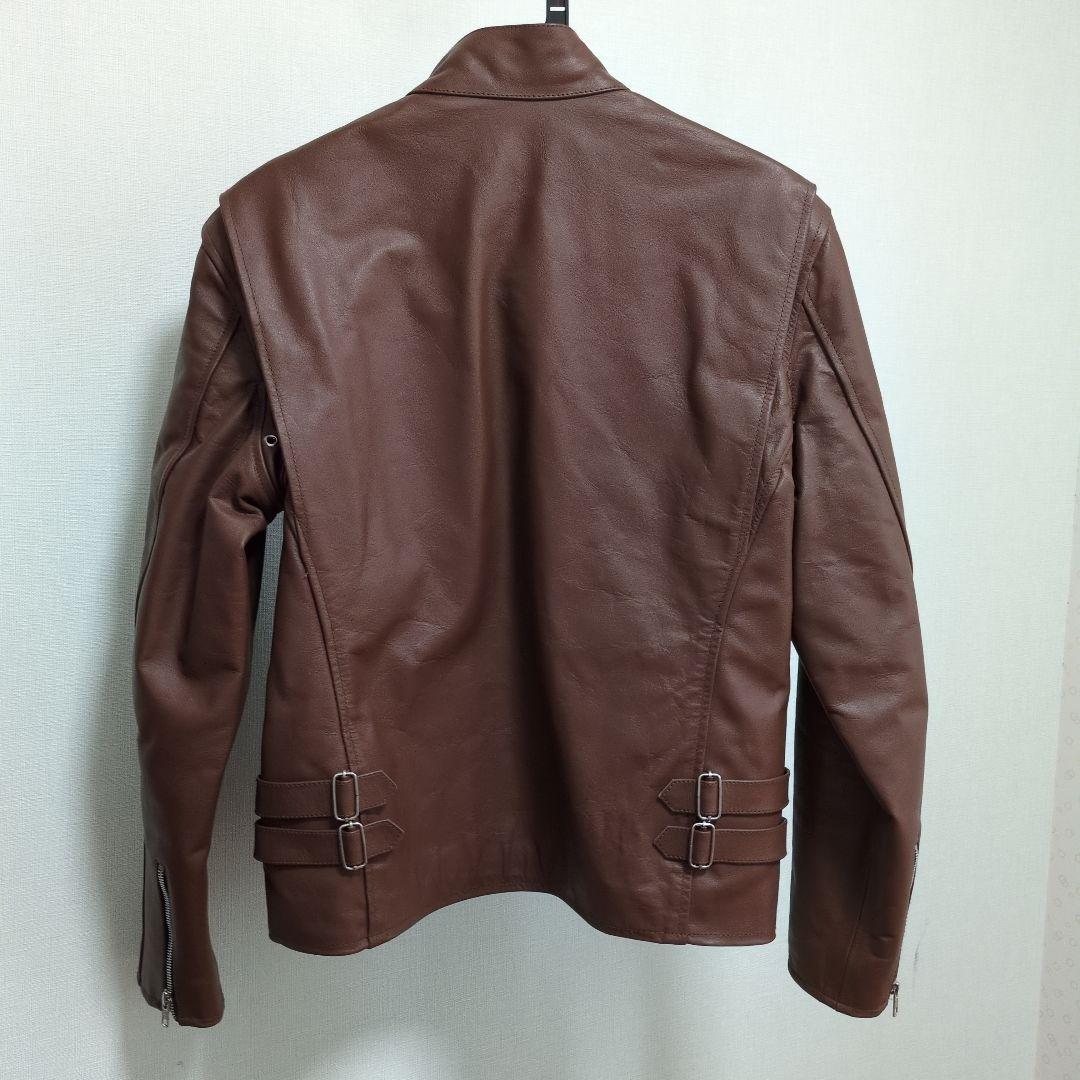 HORN WORKS ブラウンライダースジャケット 4L