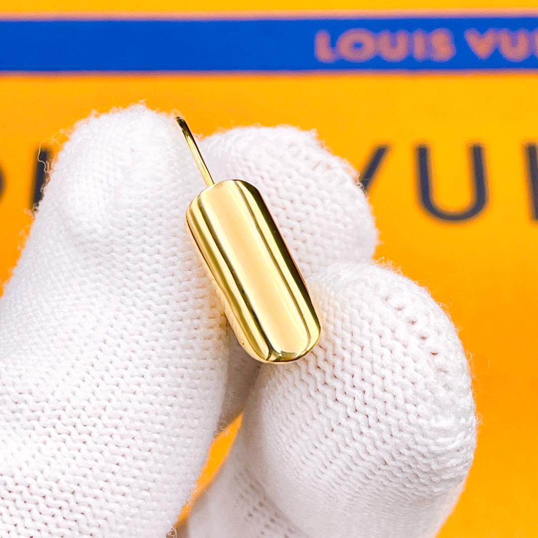 ◇ルイヴィトン◇エセンシャル フープピアス M61088 LE0115 ゴールド