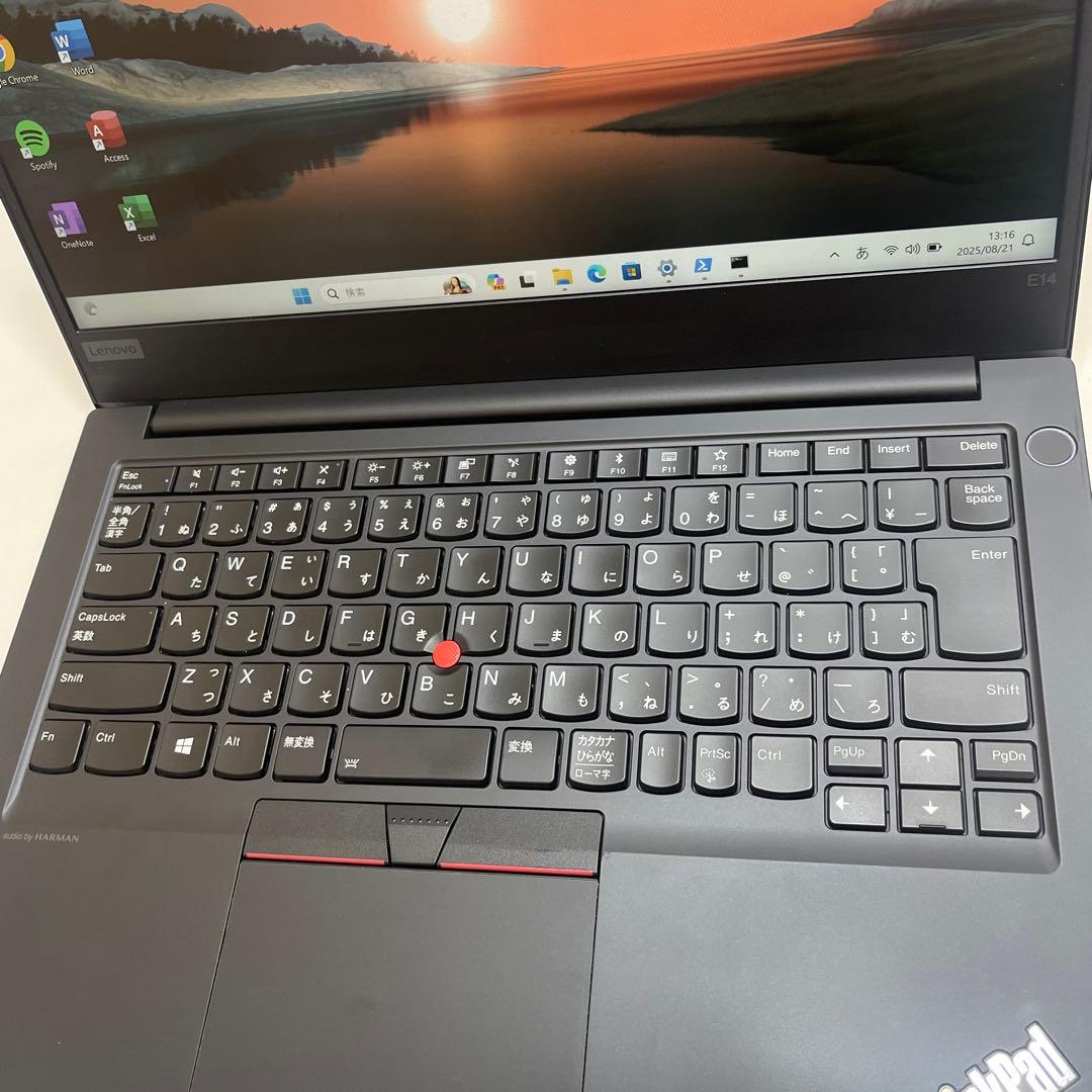 #140 レノボ ThinkPad E14 i3-10110U 8gb 512G