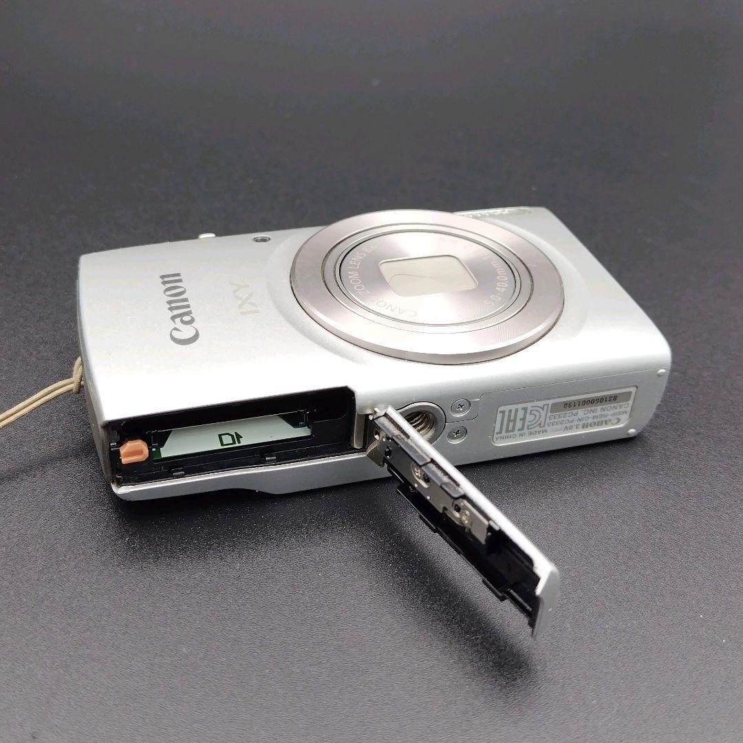 Canon IXY200 シルバー デジタルカメラ　バッテリー　充電器付き　良品