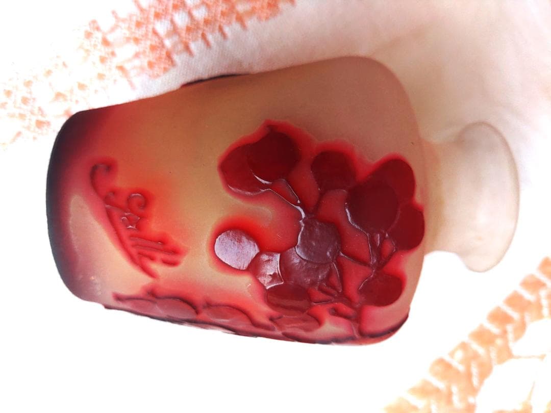 エミール　ガレ　の　小型花瓶（壺）