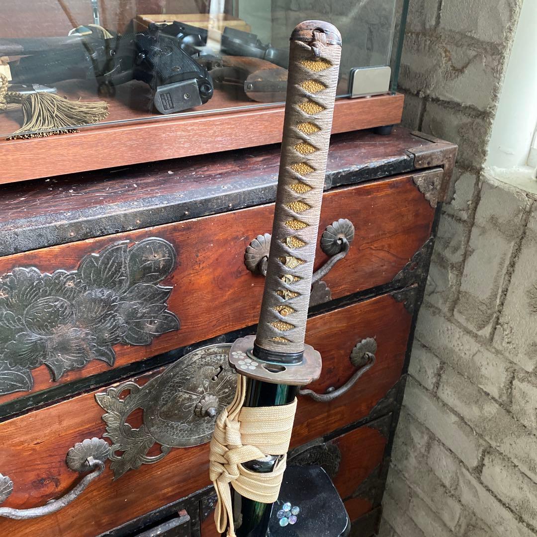 刀剣　模造刀　漆塗り　蝉　蟲　サムライ　SAMURAI 武士