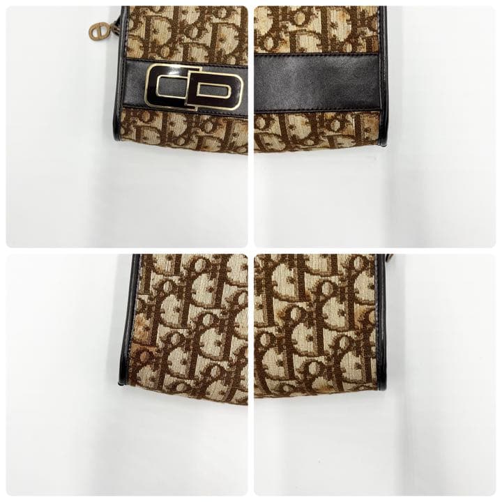 極美品 クリスチャンディオール トロッター ショルダーバッグ 2way CD金具