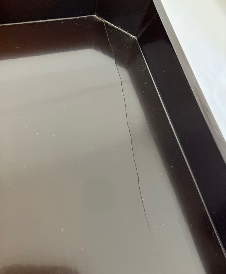 能登輪島塗 高足膳七客漆器 高橋松太郎 黒漆塗り 〈時代物・レトロ〉木箱2箱有り