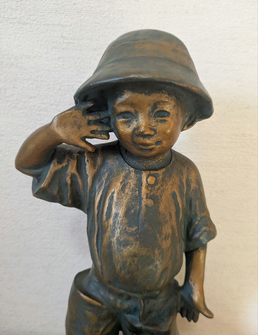 北村西望　　天真爛漫　　　　 「将軍の孫」　ブロンズ
